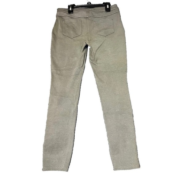 Athleta Womens Size 4P Moto Skinny Pants Petites Grey Zipper Pocket Stretch - Picture 3 of 16